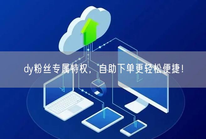 dy粉丝专属特权，自助下单更轻松便捷！