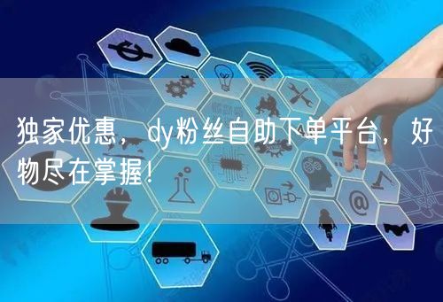 独家优惠，dy粉丝自助下单平台，好物尽在掌握！